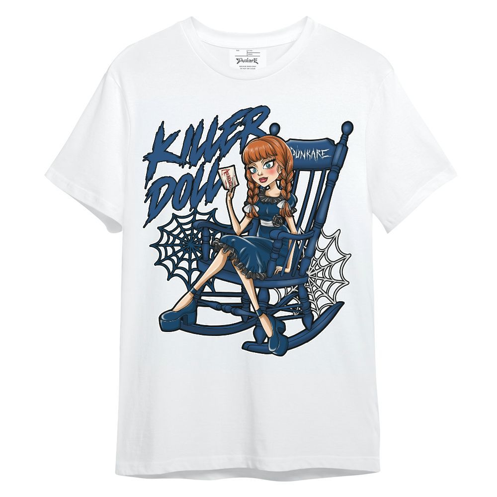 Shirt To Match High OG Midnight Navy 1s - Killer Doll-A Halloween Unisex Shirt