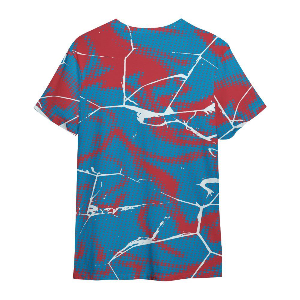 Shirt To Match High OG University Red Dark Powder Blue 1s - Dislike Us Graphic All Over Print