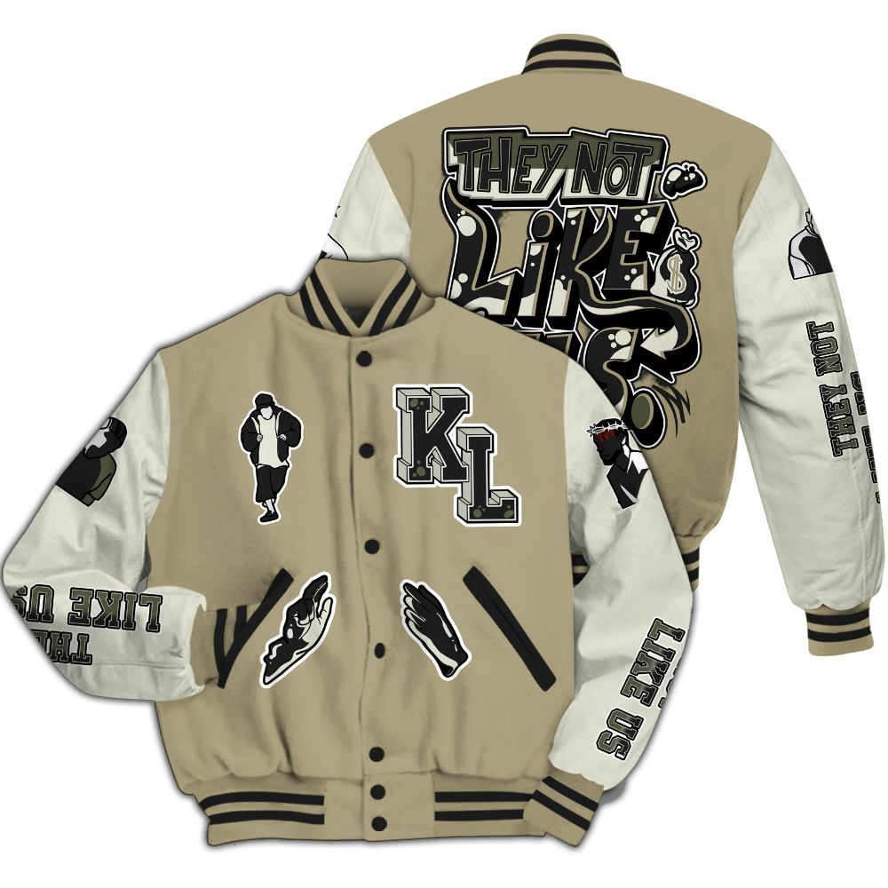 Varsity Jacket To Match Low OG Medium Olive 1s - Dislike Us Graphic All Over Print