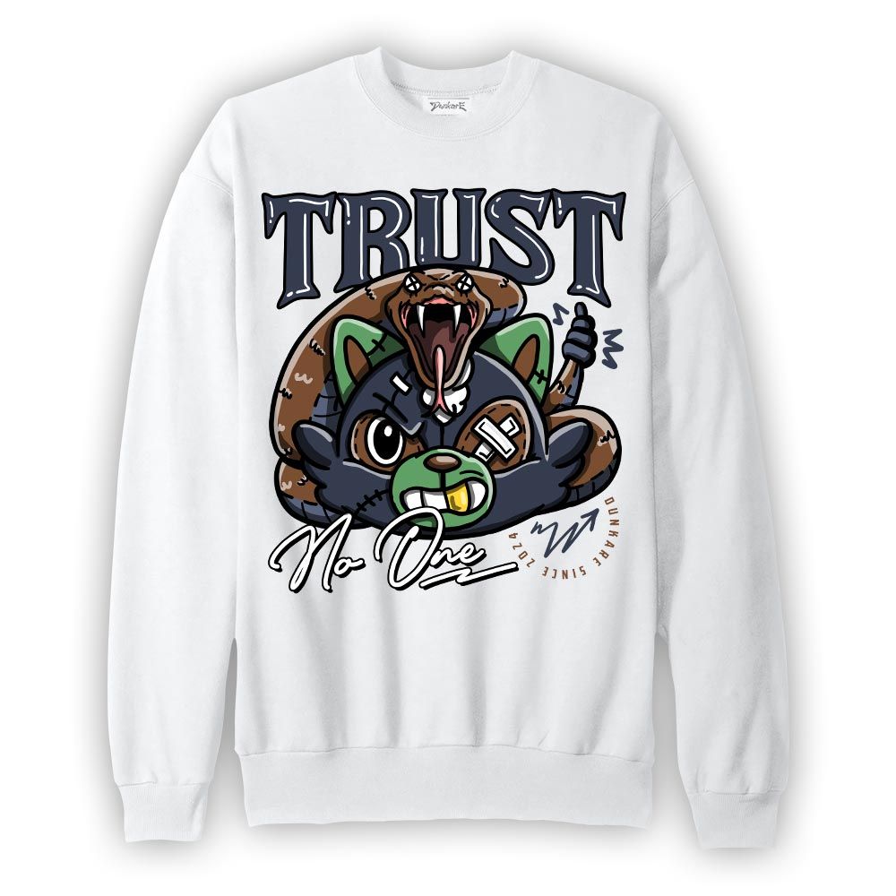 Sweatshirt To match Midnight Navy 13s Sweatshirt - Trust No Raccoon Graphic 1805 DNY