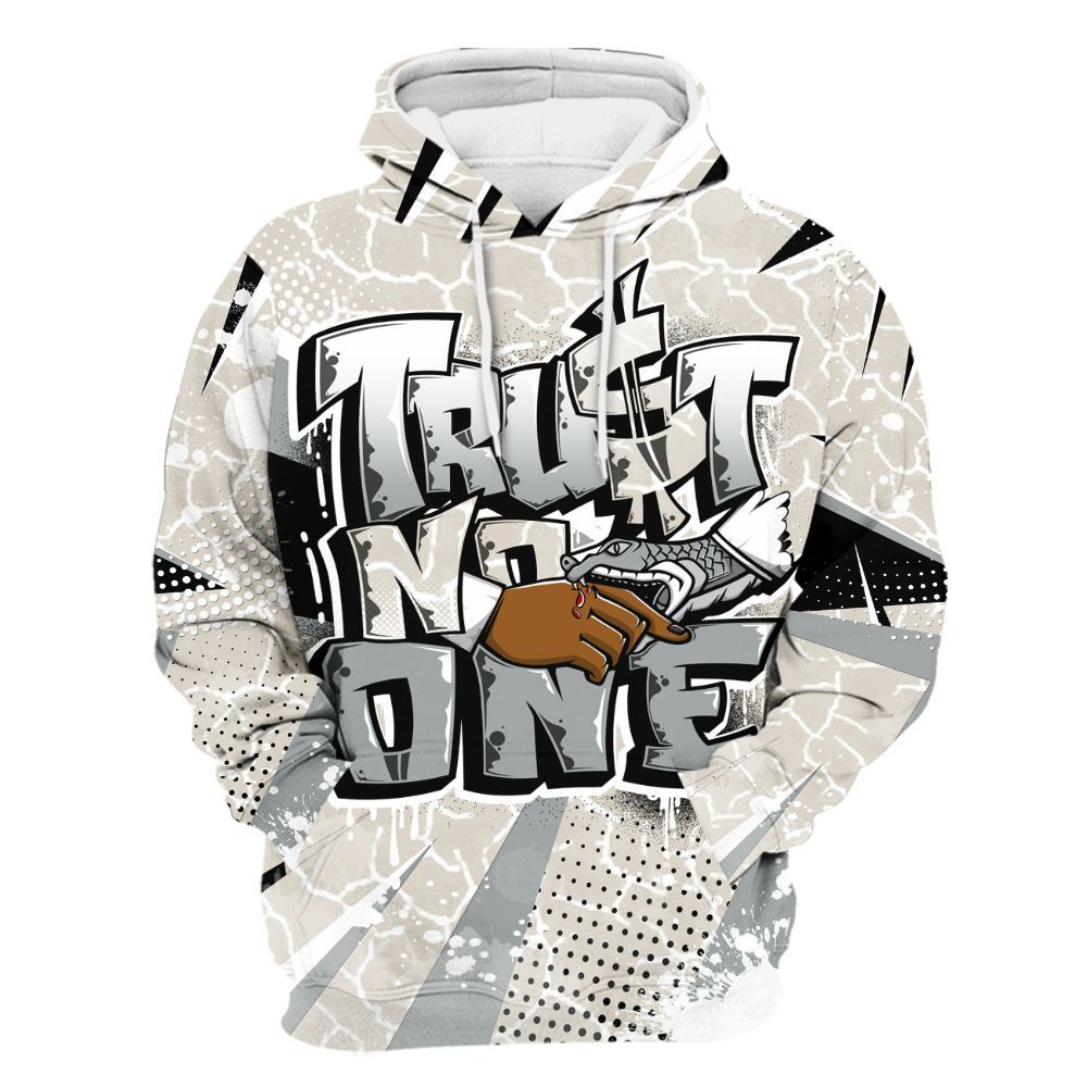 Hoodie To Match Retro Pure Money 3s - Poly Trust No One Dripping All Over Print