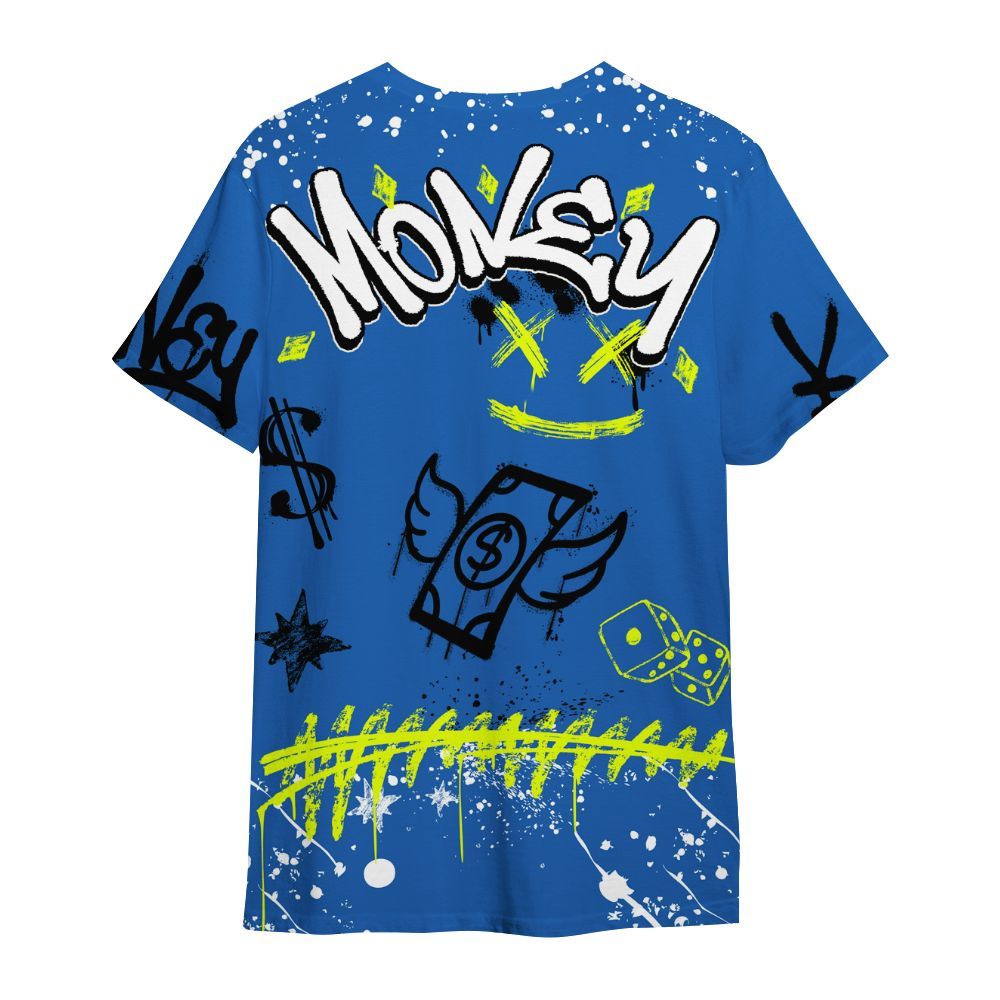 Shirt To Match Griffey Max 1 Varsity Royal - Everybody Paid In Full Crayon All Over Print