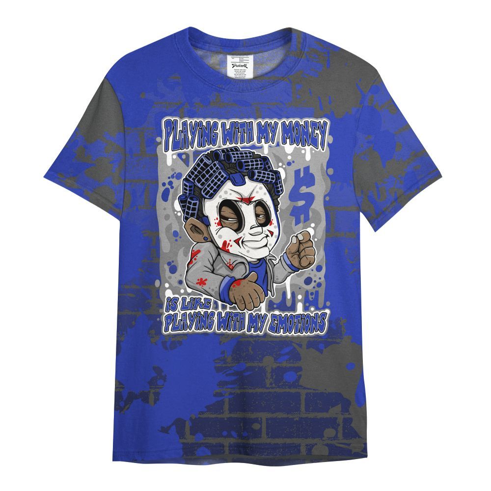 Shirt To Match Air Max Plus Black Racer Blue - Playing With My Money Graphic Halloween All Over Print