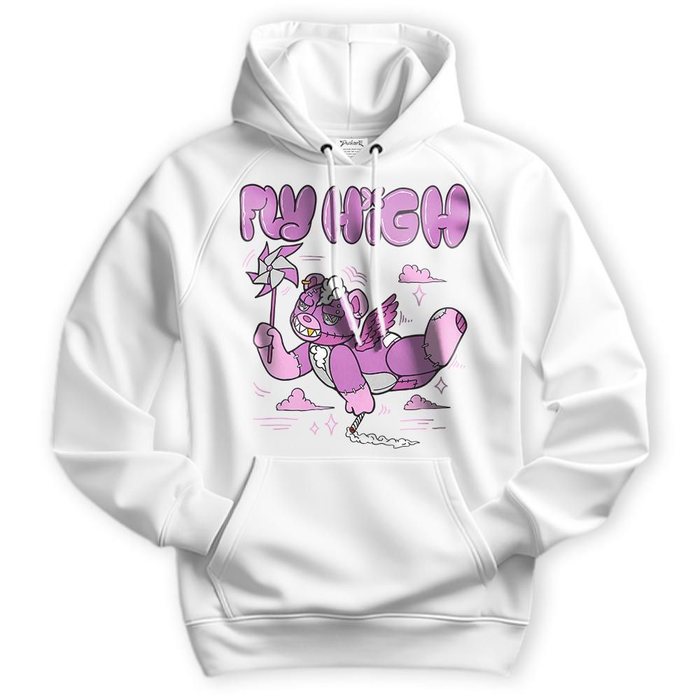 Sweatshirt To Match Hyper Violet 4s Hoodie - Float High Hugz Hoodie Unisex