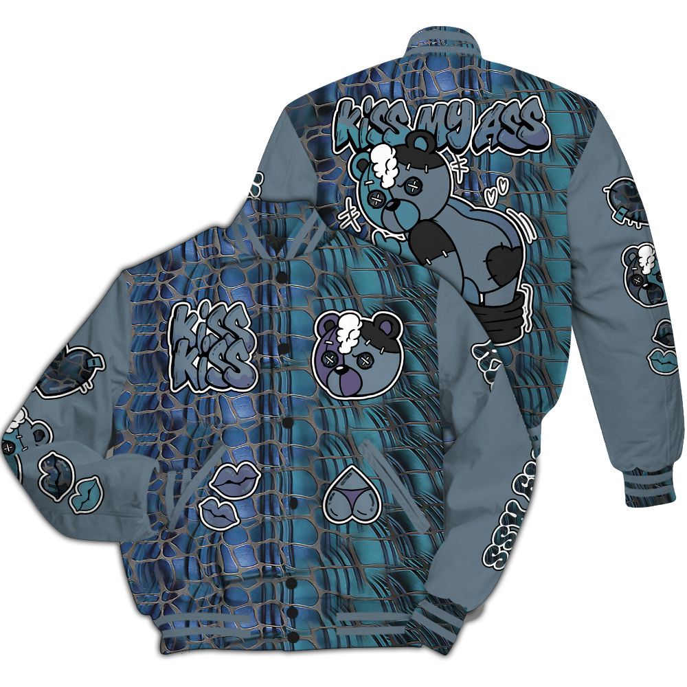 Varsity Jacket To Match Air Foamposite Kazuya Mishima - Kiss My Hugz All Over Print