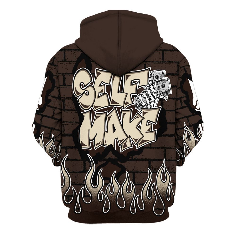 Hoodie To Match 2025 Retro Earth 5s - Self Make Skeleton Crashed All Over Print