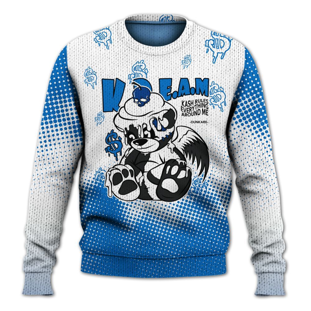 Knitted Sweater To Match Blueberry 12s - Loot Bear Unique Drip