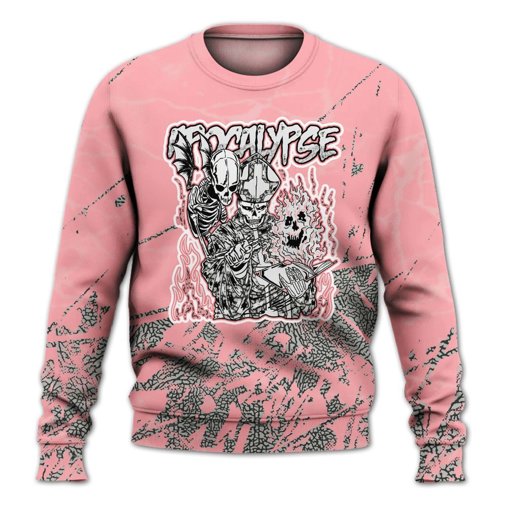 Sweatshirt To Match Retro Wings 3s - Apocalypse Skeleton Profound All Over Print