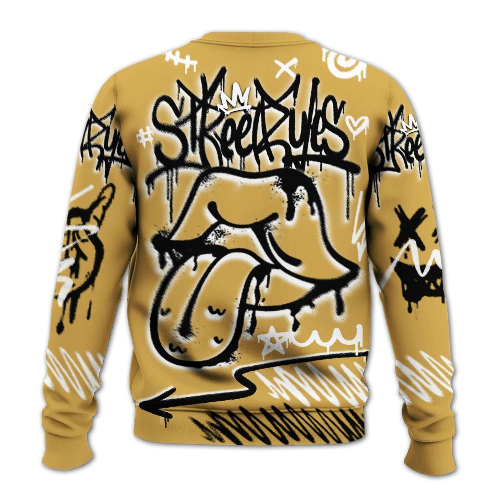 Sweatshirt To Match Retro Light Ginger 14s - Break Rules Streetwear All Over Print