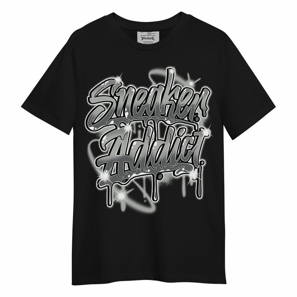 Shirt To Match Retro Wet Cement 4s - Addiction Sneakers Graphic Unisex Shirt
