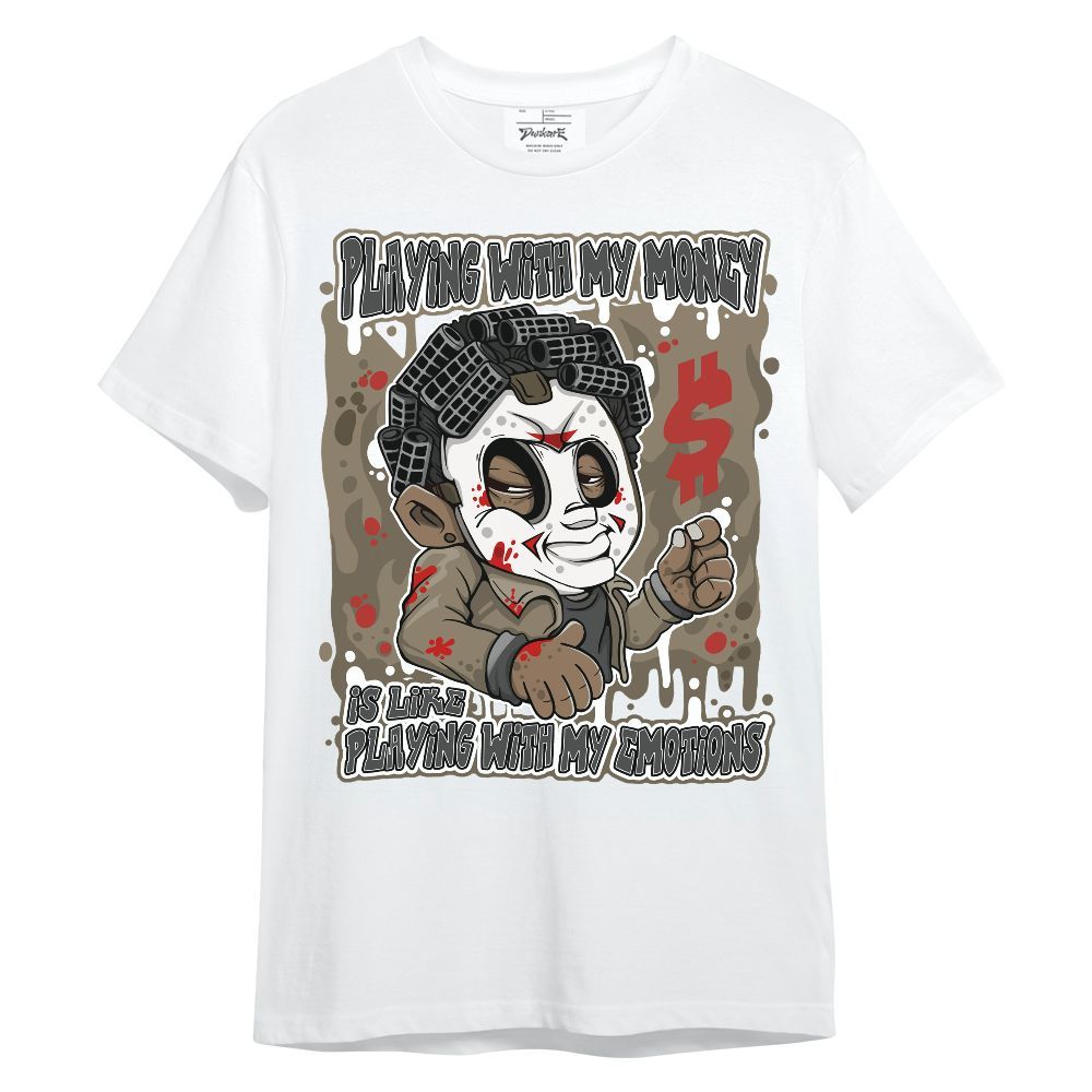 Shirt To Match Olive 9s - Playing With My Money Graphic Unisex Shirt