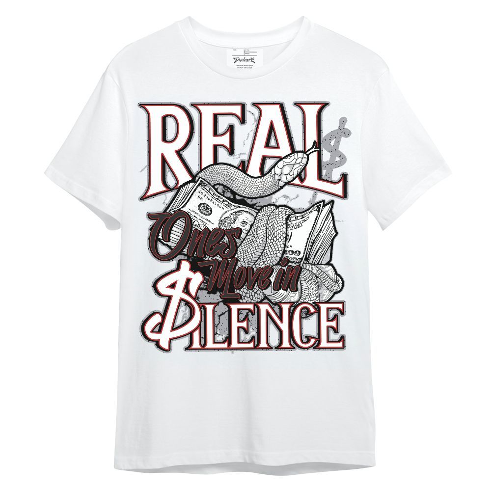 Shirt To Match White Cement 4s - Snake Move In Silence Graphic