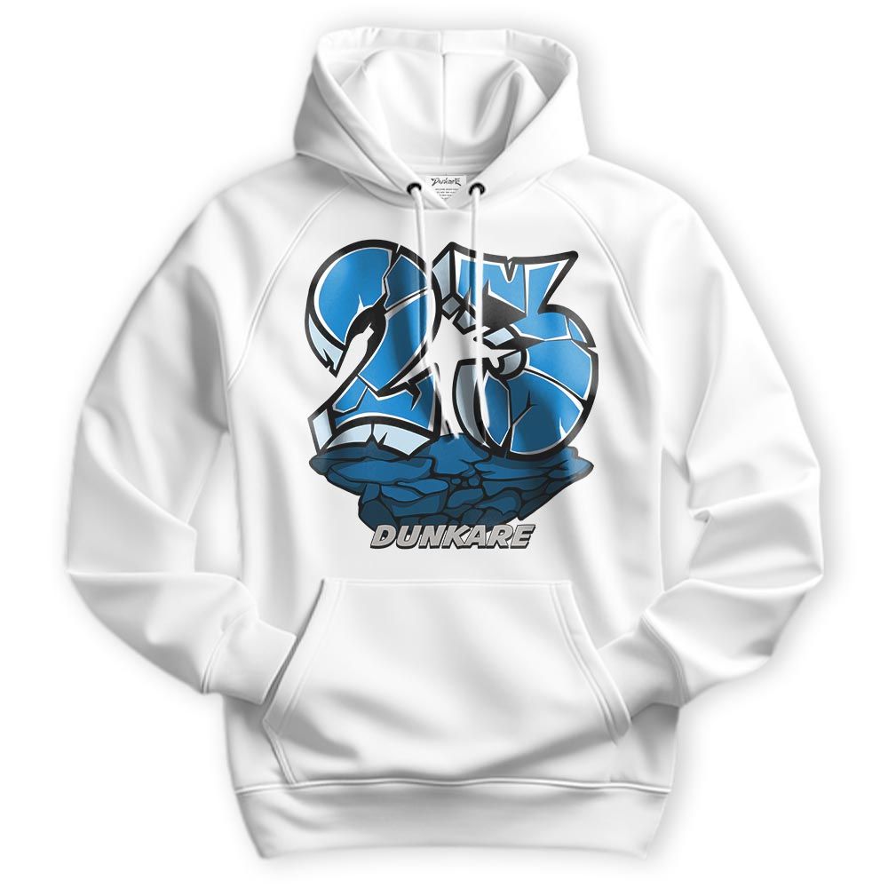 Sweatshirt To Match Industrial Blue 4s Hoodie - Cracked 23 Graffiti Hoodie Unisex