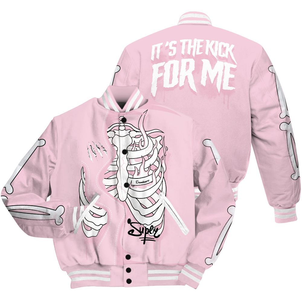 Varsity Jacket To Match Orchid 4s - It's The Kick For Me All Over Print