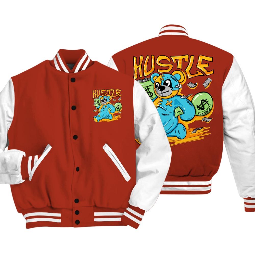Varsity Jacket To Match SB Dunk Di'Orr Greenwood Vasity Jacket - Hustles Bear Vasity Jacket Unisex