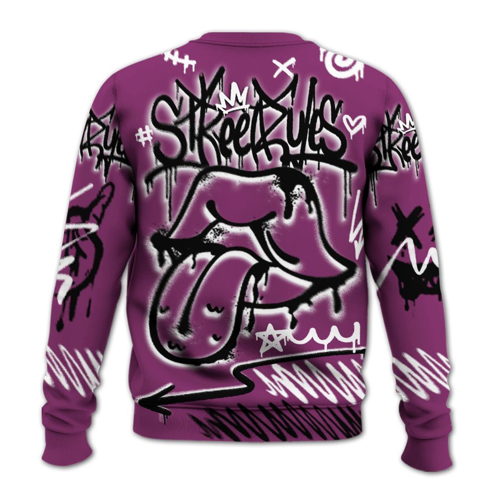 Sweatshirt To Match Air Max Sunder Gore Tex Bold Berry - Break Rules Streetwear All Over Print