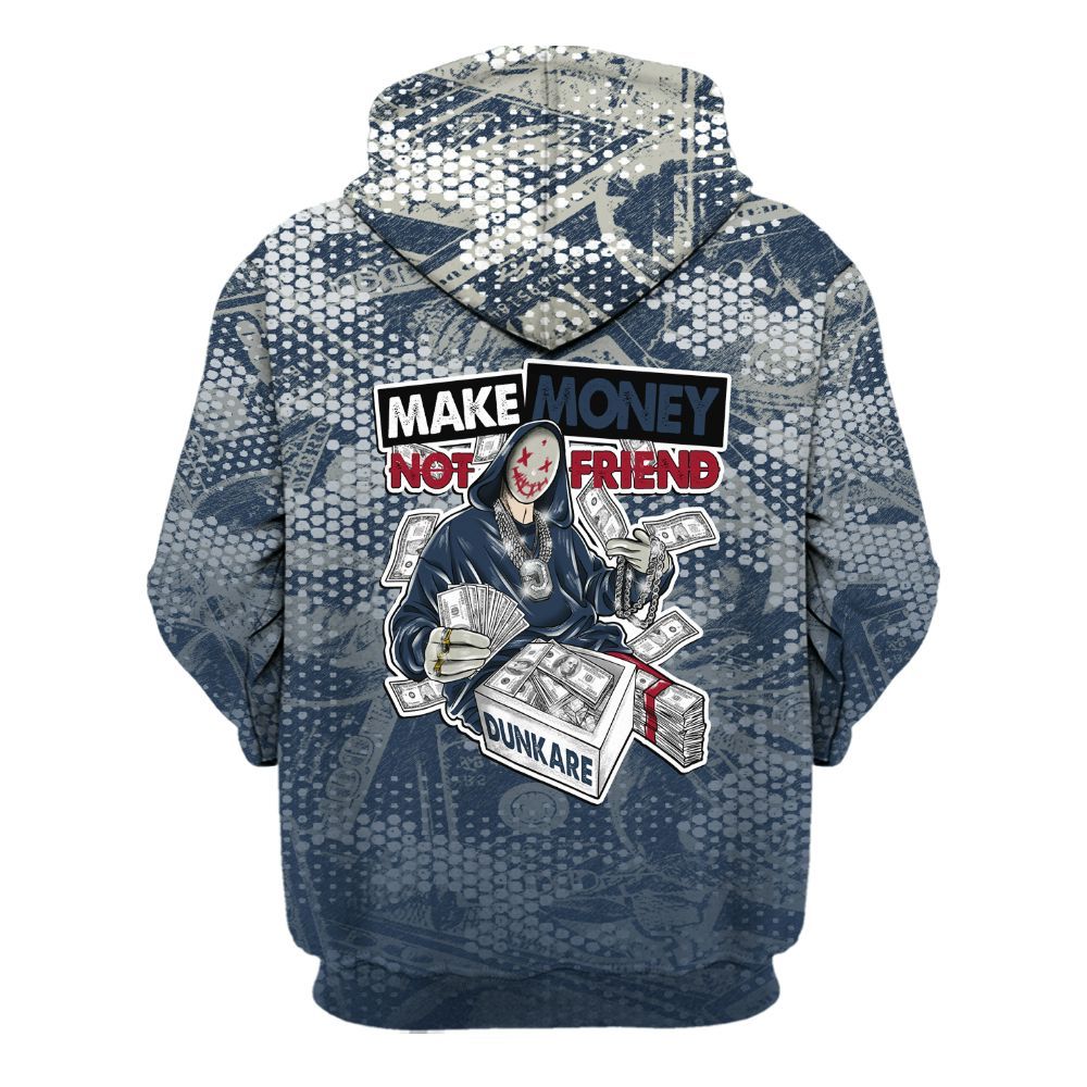 Hoodie To Match White Midnight Navy 6s - Make Moneys Unique All Over Print