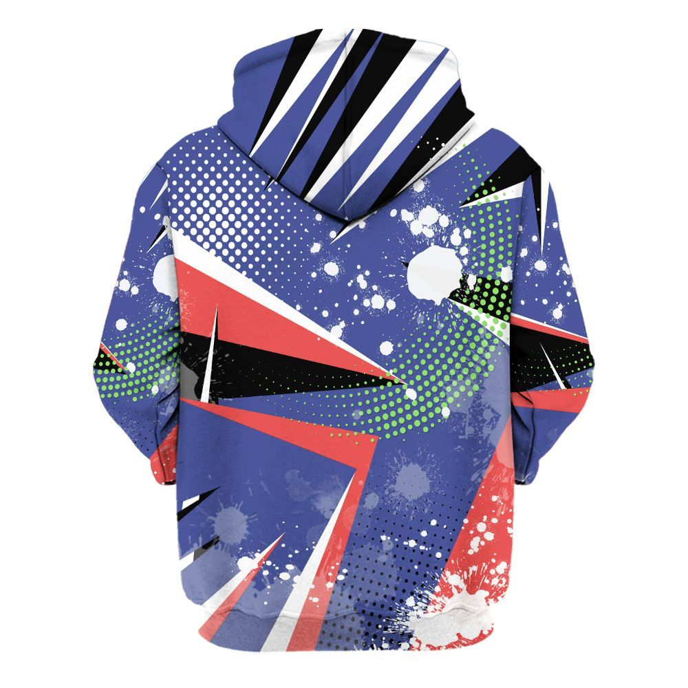 Hoodie To Match KD 4 Nerf - Poly Trust No One Dripping All Over Print