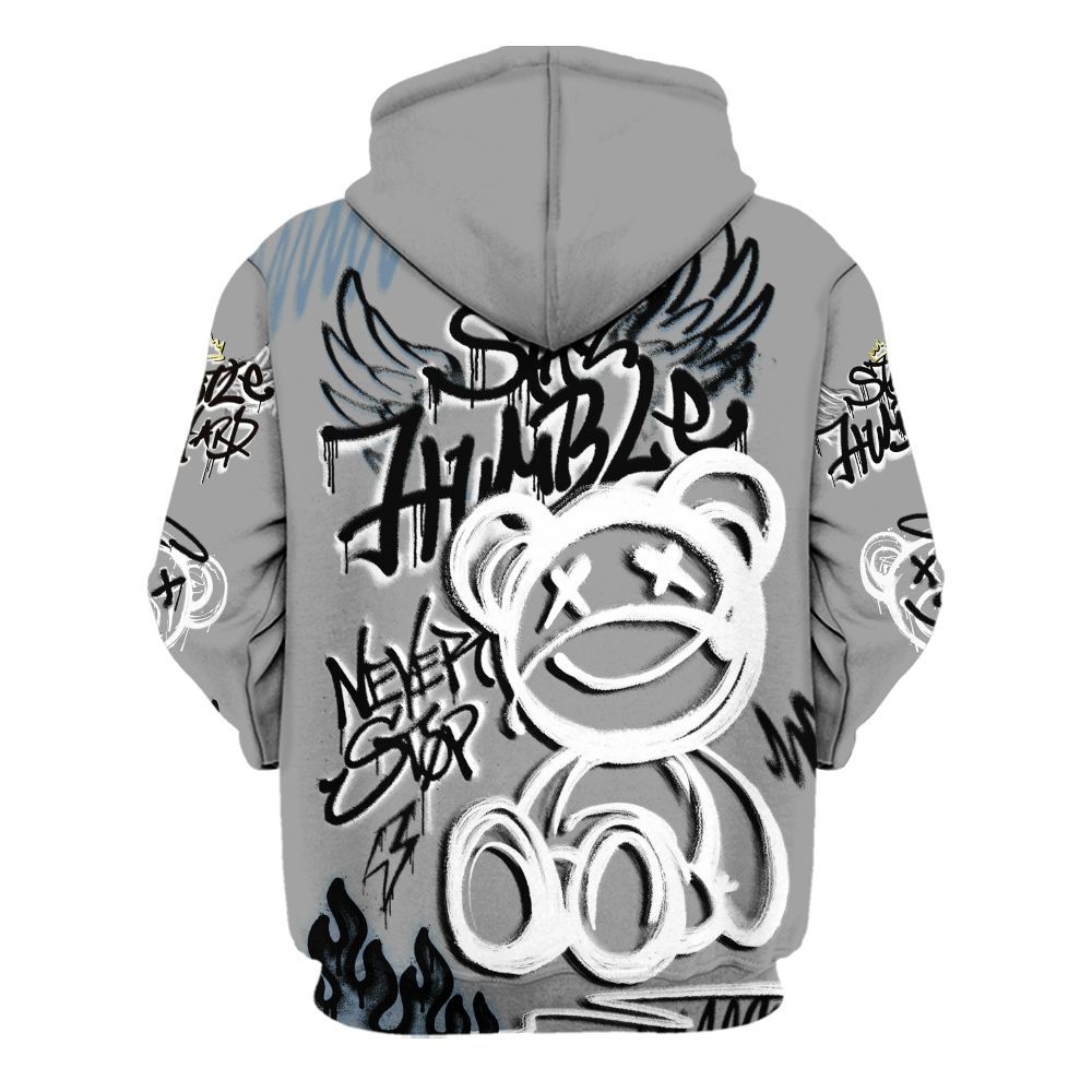 Hoodie To Match Black Chrome 6s - Humble Drip Streetwear Graffity All Over Print