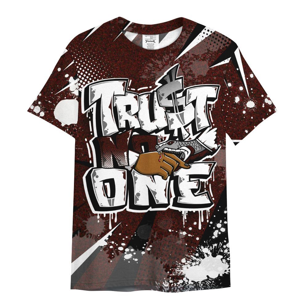 Shirt To Match Air Force 1 Low Halloween Skull 2024 - Poly Trust No One Dripping All Over Print