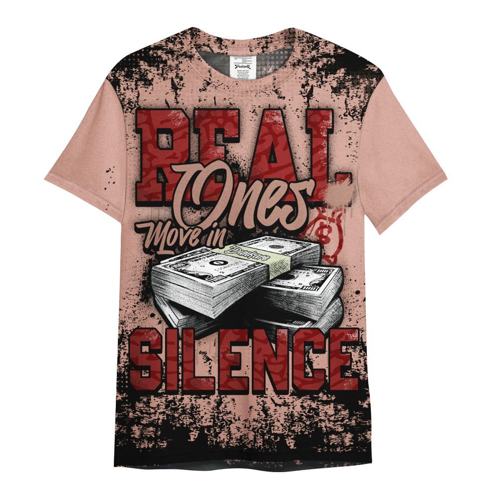 Shirt To Match Valentines Day 3s - Move In Silence Money Street Retro All Over Print