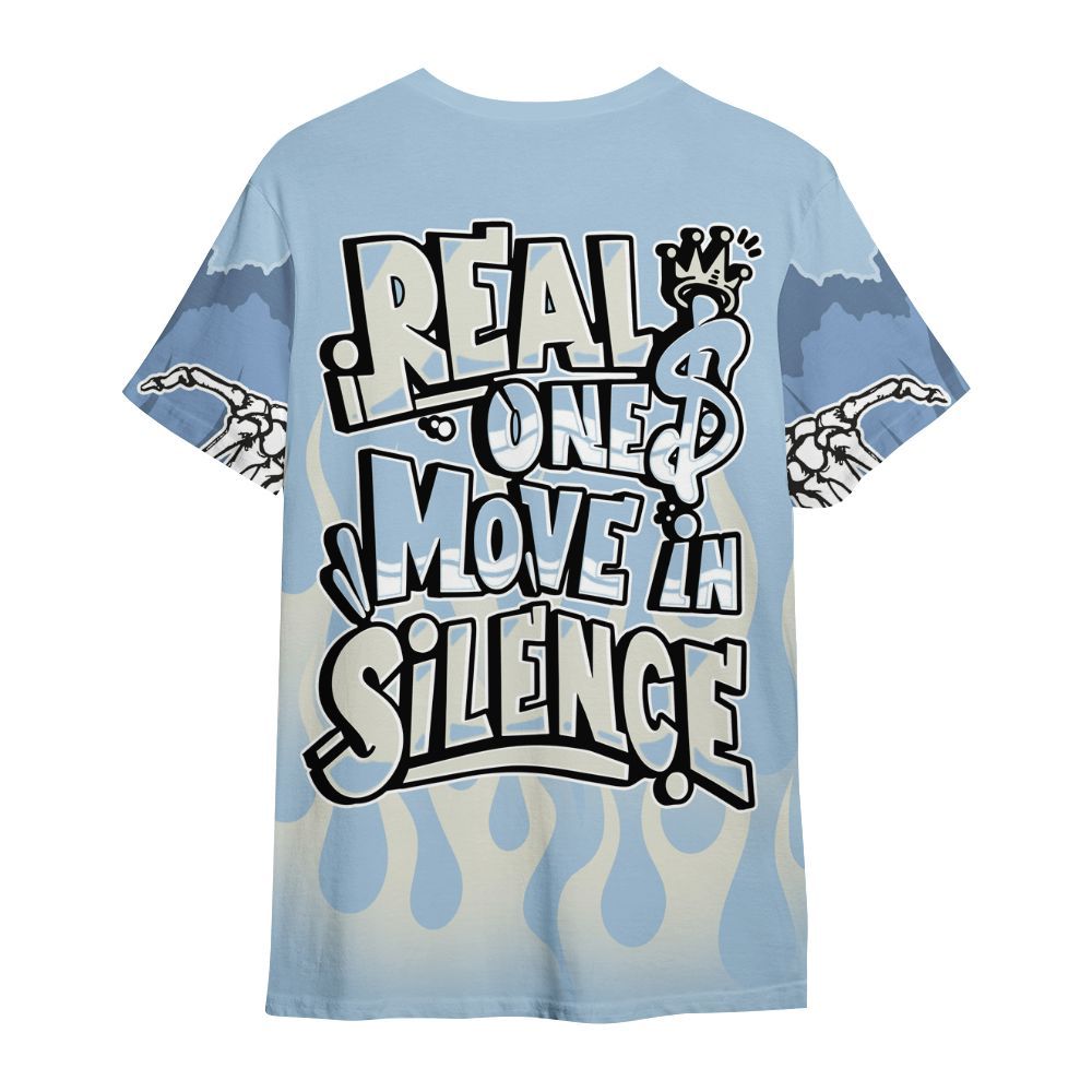 Shirt To Match Forget Me Not 4s - Ones Move In Silence Graphic Trapped All Over Print