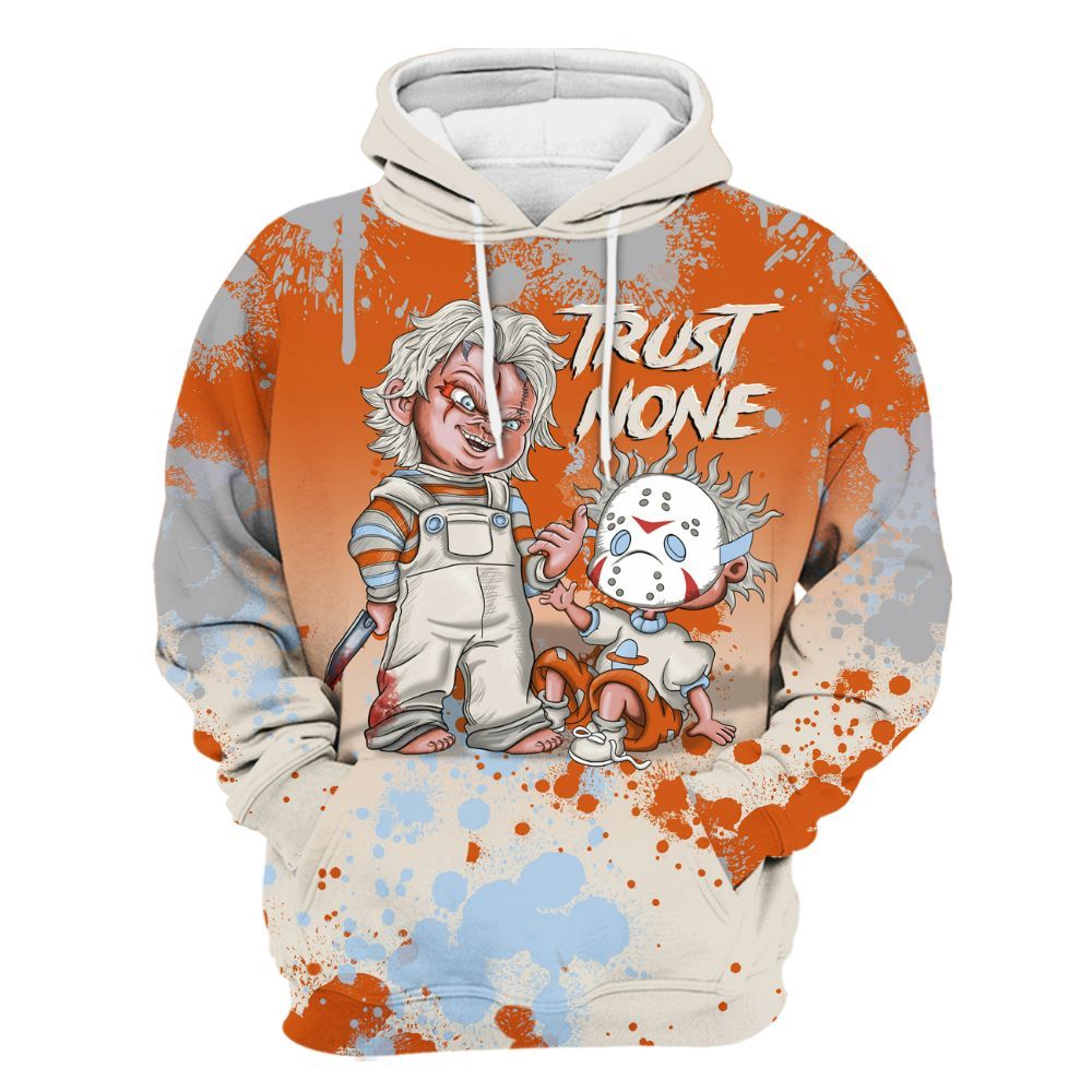 Hoodie To Match SE Craft 5s - Trust No One Scary All Over Print