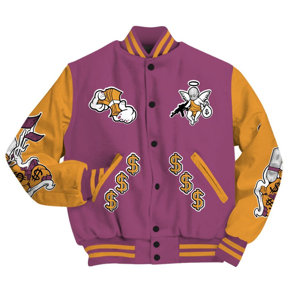 Varsity Jacket To Match High OG Brotherhood 1s - Ones Move In Silence Graphic All Over Print