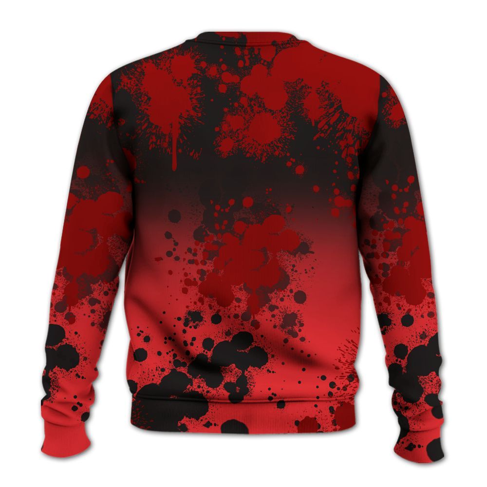 Sweatshirt To Match Chile Red 9s - Trust No One Scary All Over Print