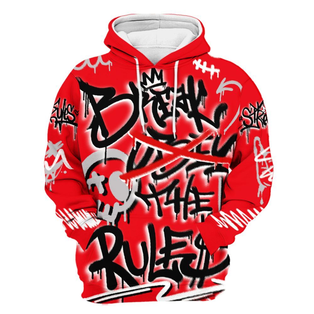 Hoodie To Match Air Max 1 Low Poly - Break Rules Streetwear All Over Print