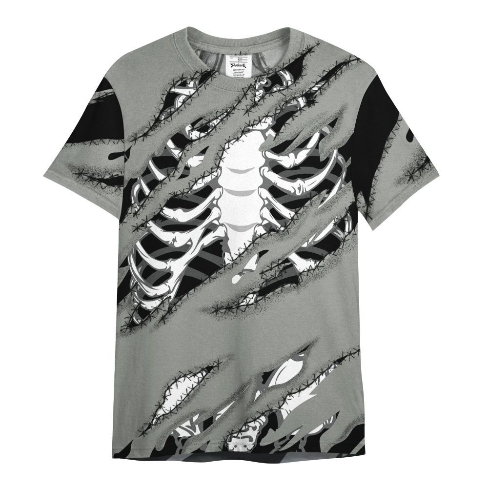 Shirt To Match Paris Olympics 4s - GOT 'EM Skeleton Scratch All Over Print