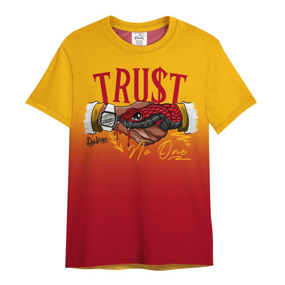 Shirt To Match Cardinal 7s - Snake Trust No One Drip All Over Print