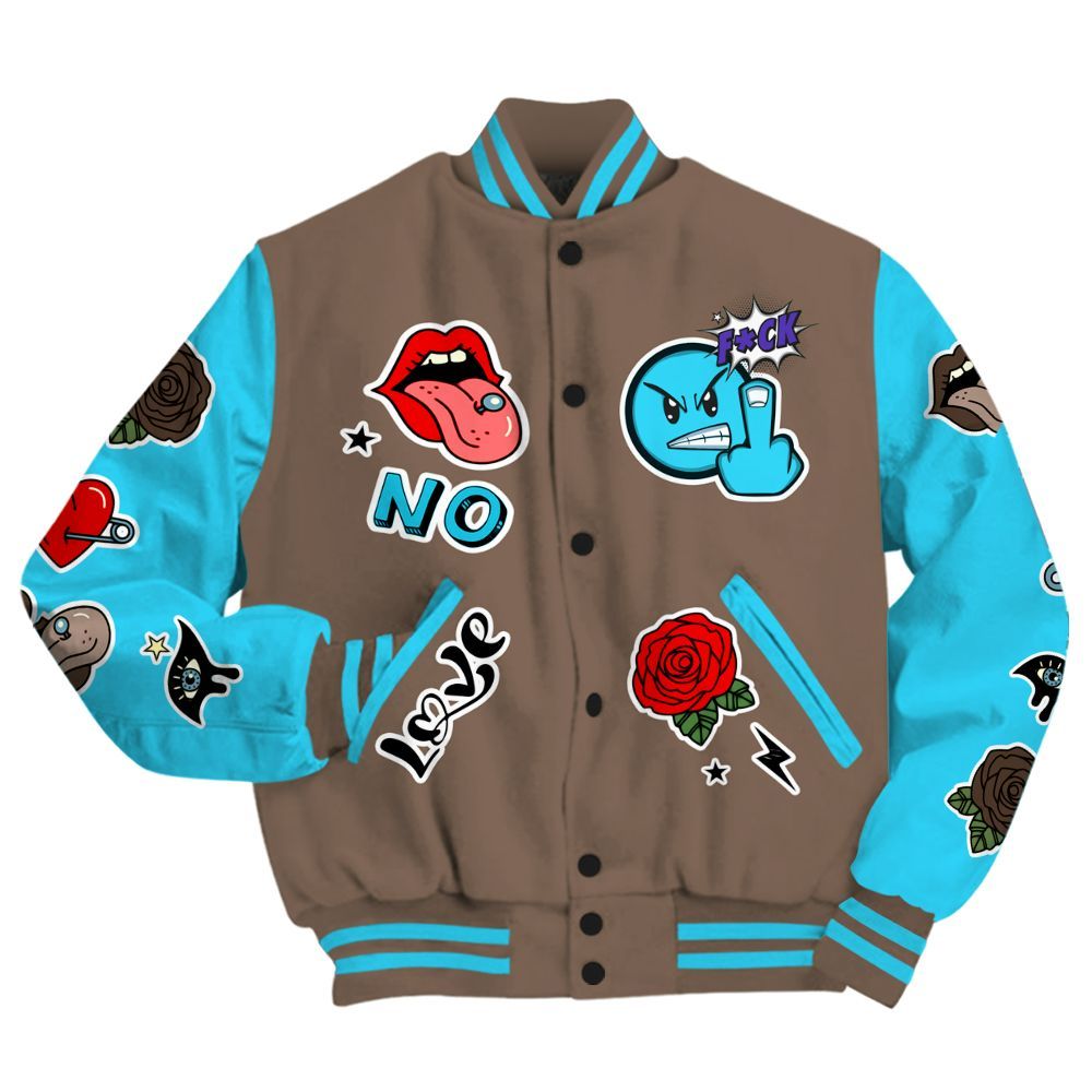 Varsity Jacket To Match Olive Concord 9s - FK Around Find Out All Over Print