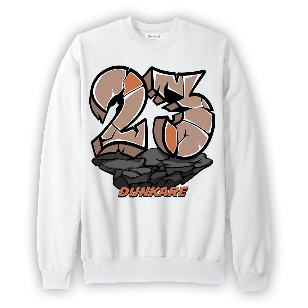 Sweatshirt To match OG Latte 1s Sweatshirt - Cracked 23 Graffiti Graphic