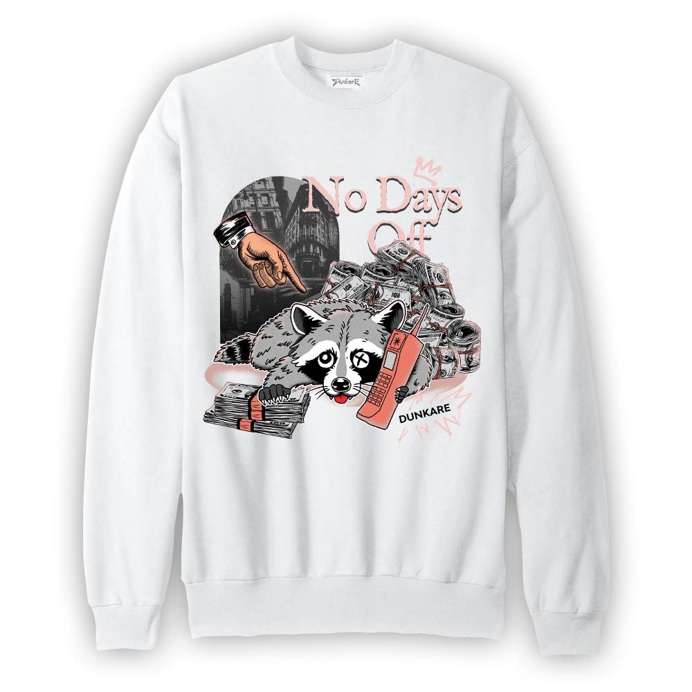 Sweatshirt To match Legend Pink 11s Sweatshirt - No Days Off Raccoon Graphic