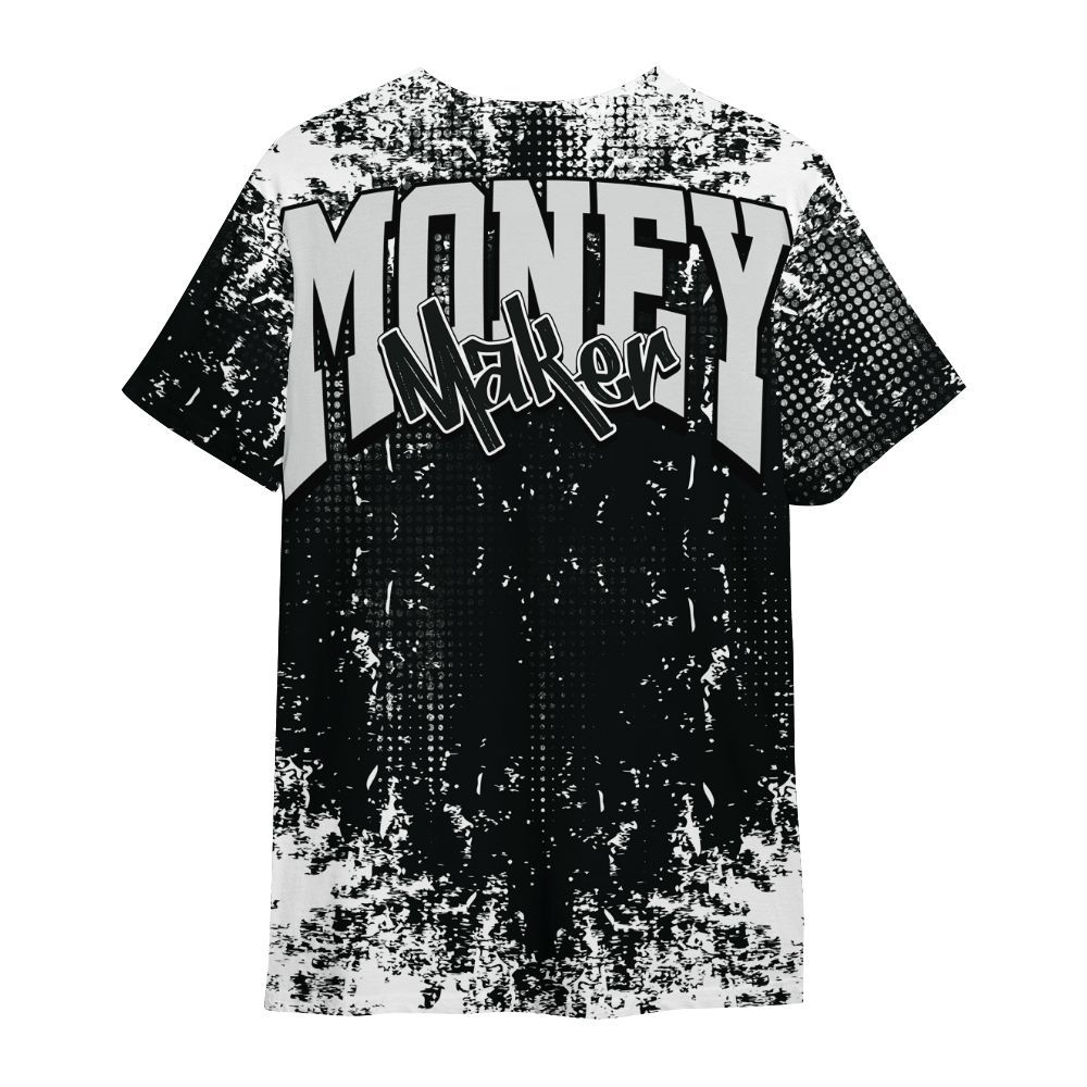 Shirt To Match Mid Space Jam 1s - Move In Silence Money Street Retro All Over Print