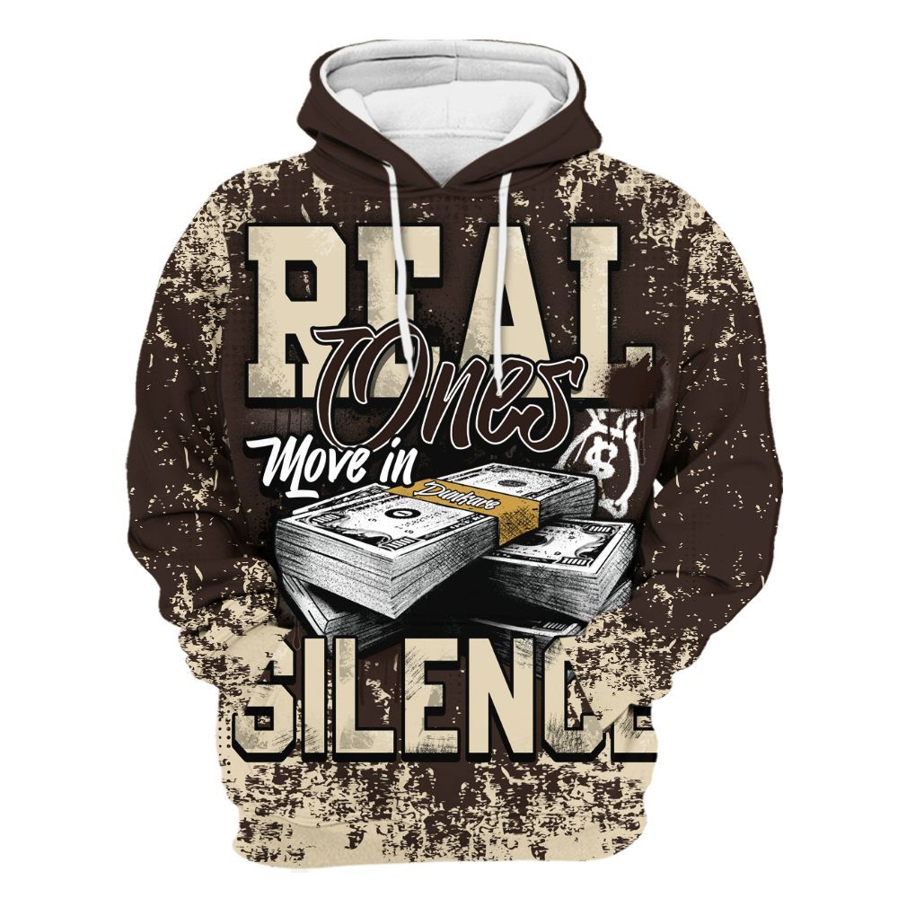 Hoodie To Match 2025 Retro Earth 5s - Move In Silence Money Street Retro All Over Print