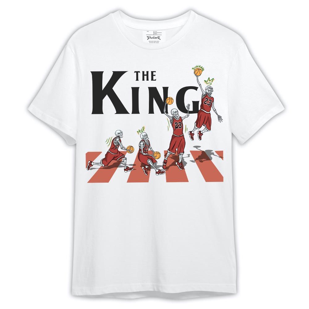 Shirt To Match Dune Red 13s - The King Basketball Shirt Outfit 0605 TCD
