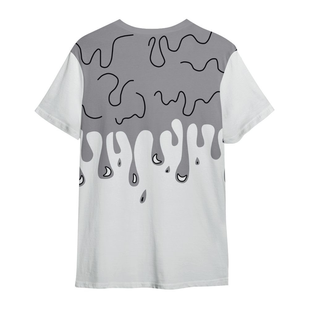 Shirt To Match Low Cement Grey 11s - Snake Trust No One Drip All Over Print