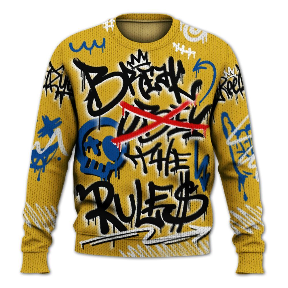 Knitted Sweater To Match High Laney 1s - Break Rules Streetwear