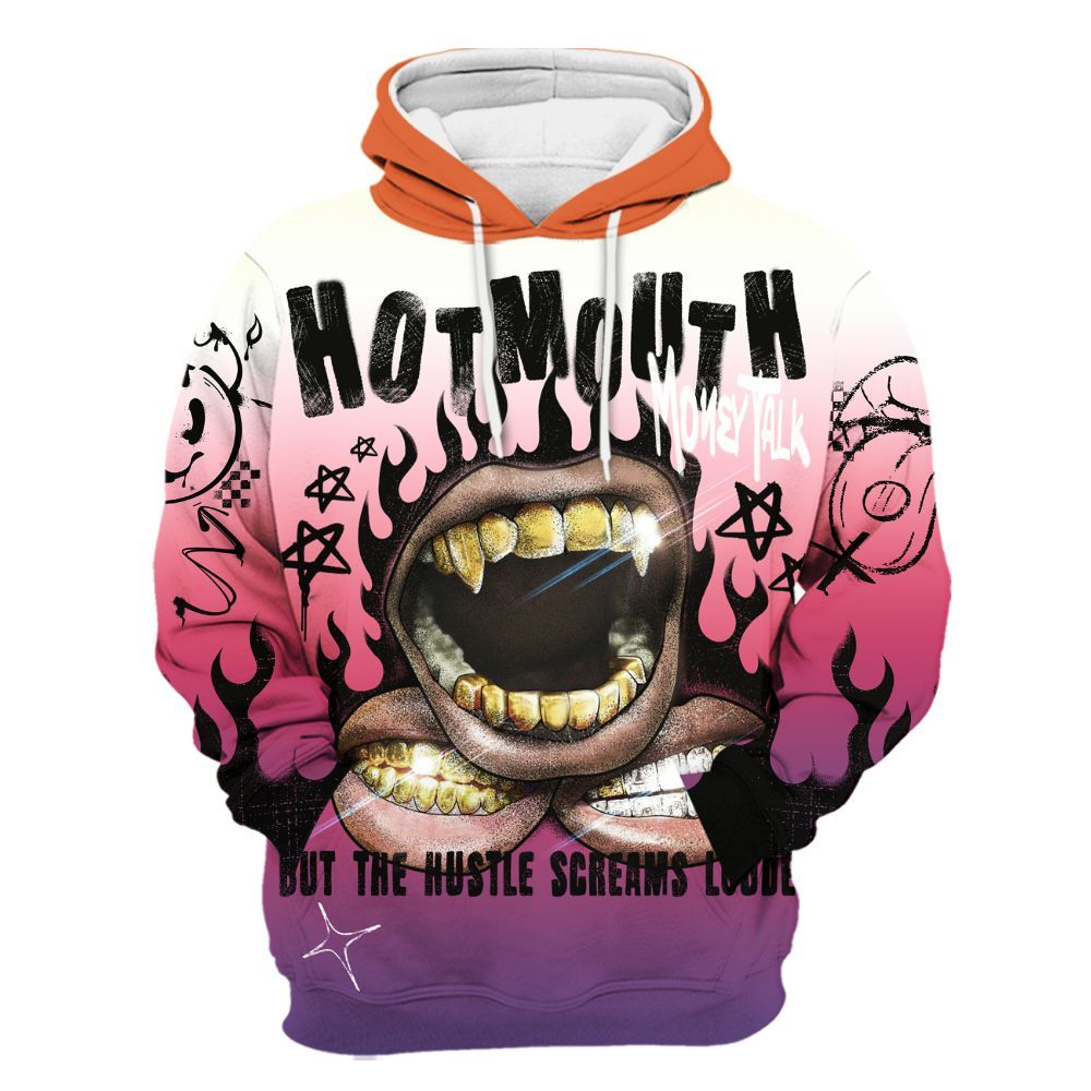 Hoodie To Match Air Griffey Max Los Angeles 1s - Mouth Burning Street Style All Over Print