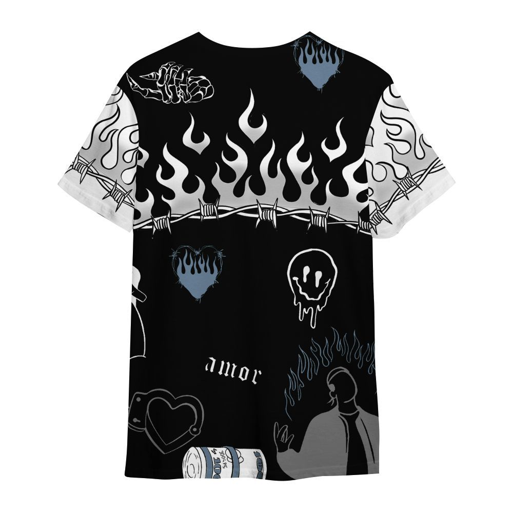 Shirt To Match Black Chrome 6s - Snake Trust No One All Over Print