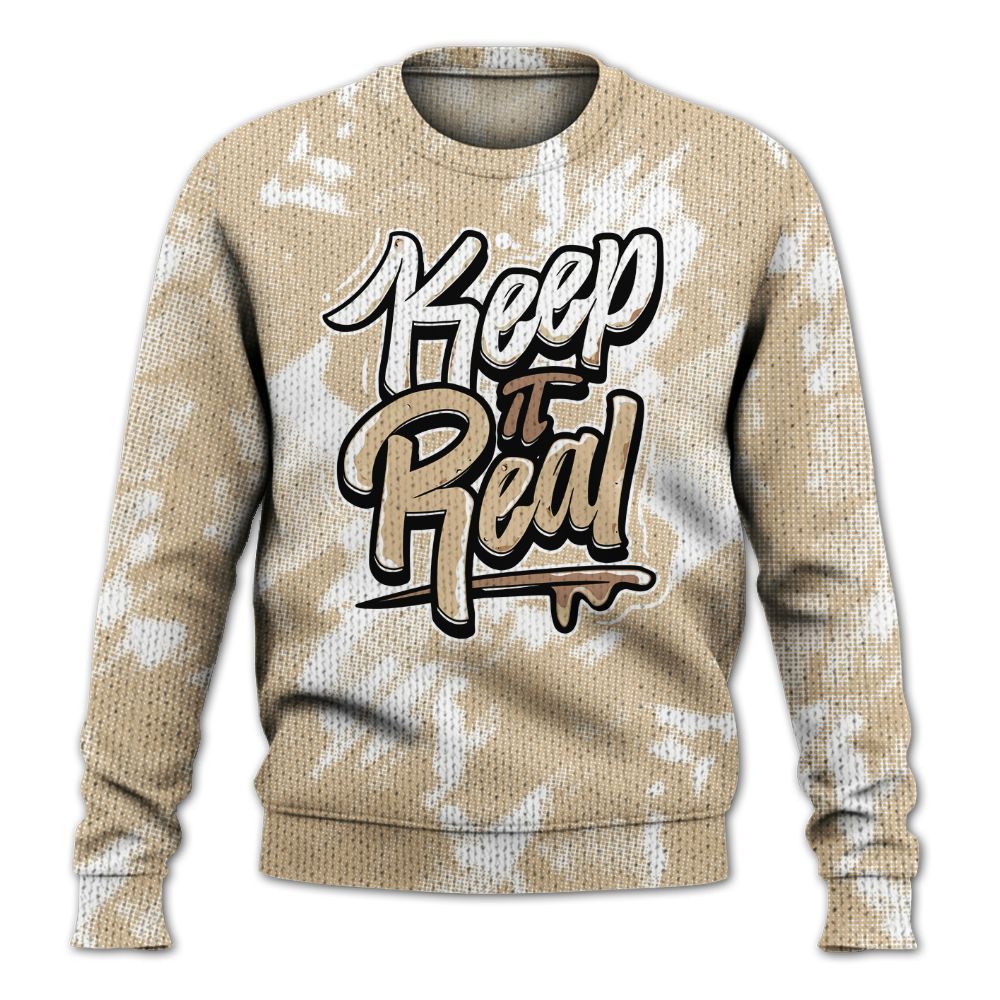 Knitted Sweater To Match Desert Camo 3s - Keeping It Reals Shirt Unisex Oufit