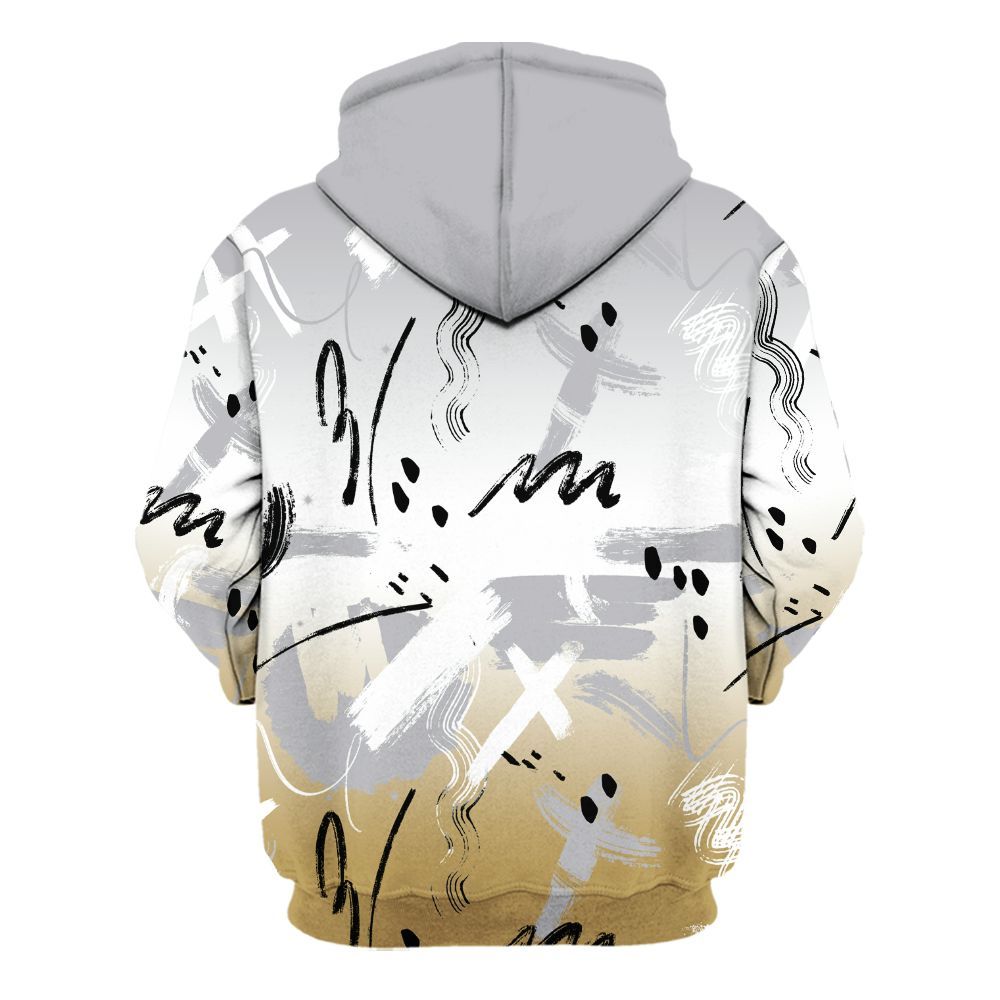 Hoodie To Match Kobe 4 Gold Medal - Money Hustle Grind Pray All Over Print