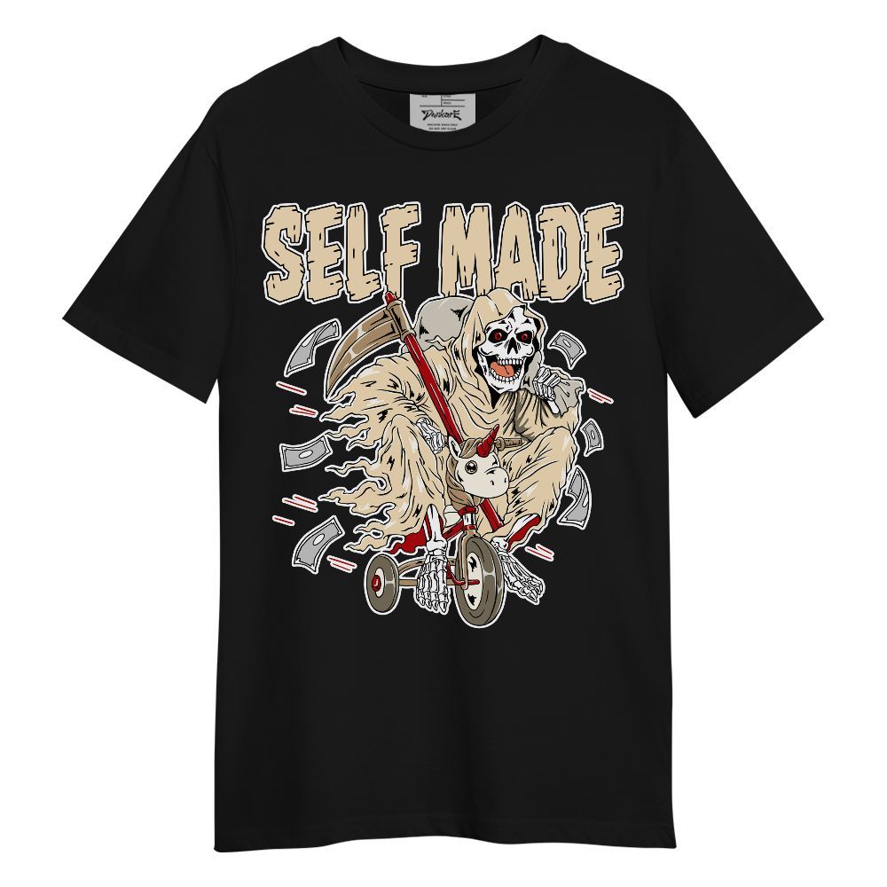 Shirt To Match Dunk Low Strawberry Waffle - Self Make Skeleton Unisex Shirt