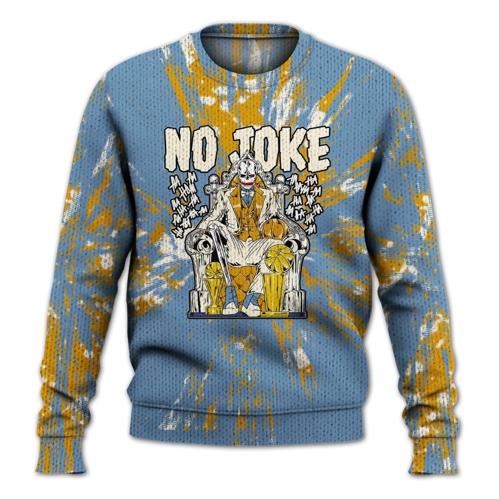 Knitted Sweater To Match High OG First In Flight 1s - Ain't Joke Skeleton Luxury