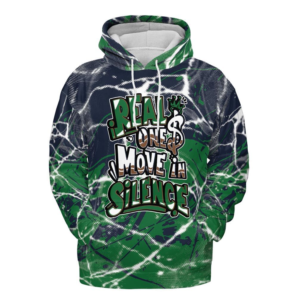Hoodie To Match Midnight Navy 13s Hoodie - Ones Move In Silence Graphic Profound Hoodie Unisex