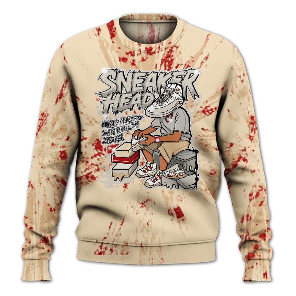 Sweatshirt To Match Dunk Low Strawberry Waffle - Sneakers Headache Graphic Luxury All Over Print