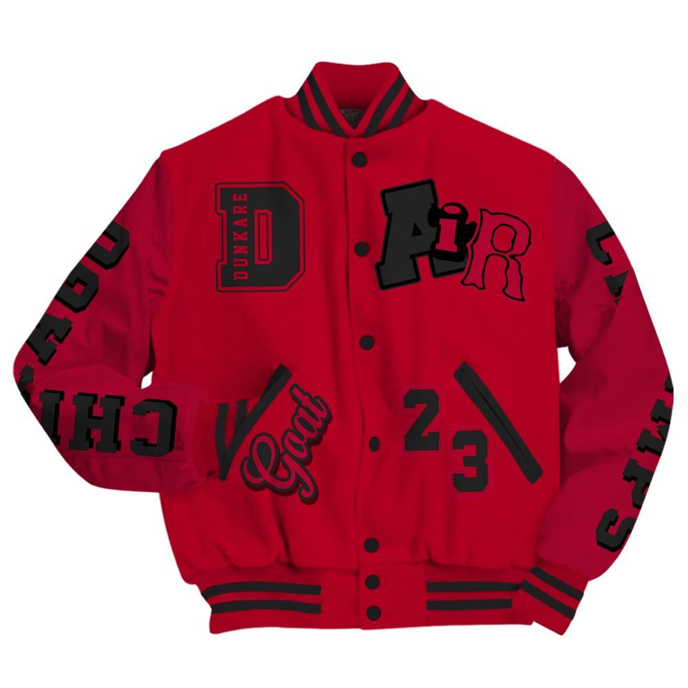 Varsity Jacket To Match Air Foamposite Pro Gym Red - AIR Number 23 GOAT All Over Print