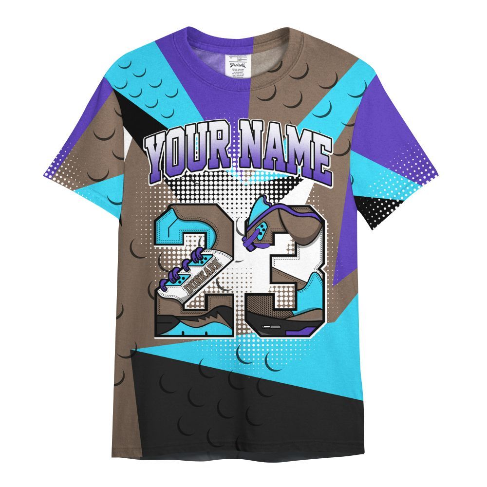 Shirt To Match Olive Concord 9s - Poly Custom Name Number 23 5s All Over Print